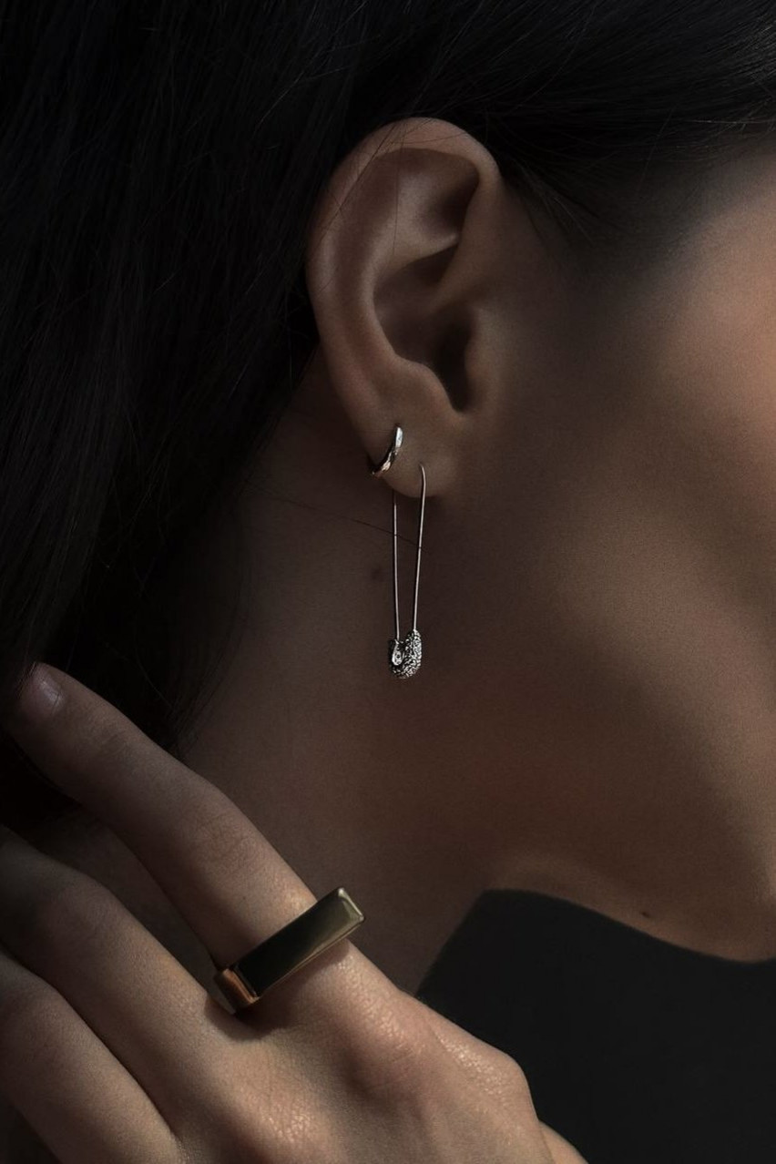 Серебряные серьги Earrings 03