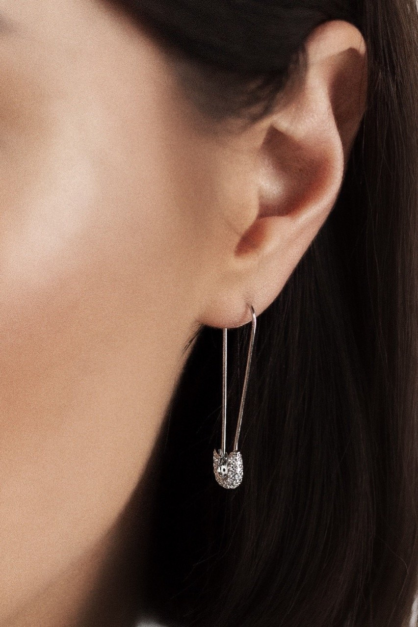 Серебряные серьги Earrings 03