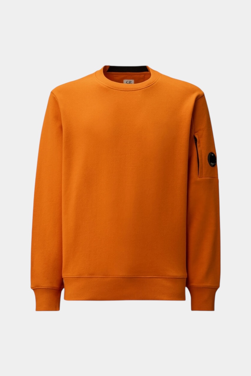 Оранжевый свитшот из ткани Diagonal Raised 19CMSS713A005086W 434 C.P. Company