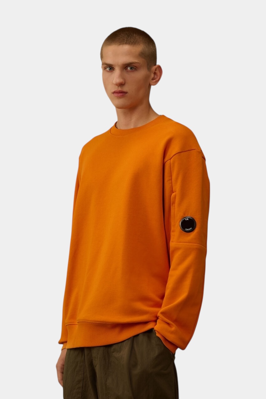Оранжевый свитшот из ткани Diagonal Raised 19CMSS713A005086W 434 C.P. Company