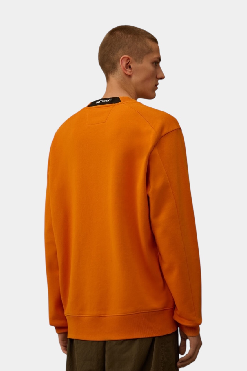 Оранжевый свитшот из ткани Diagonal Raised 19CMSS713A005086W 434 C.P. Company