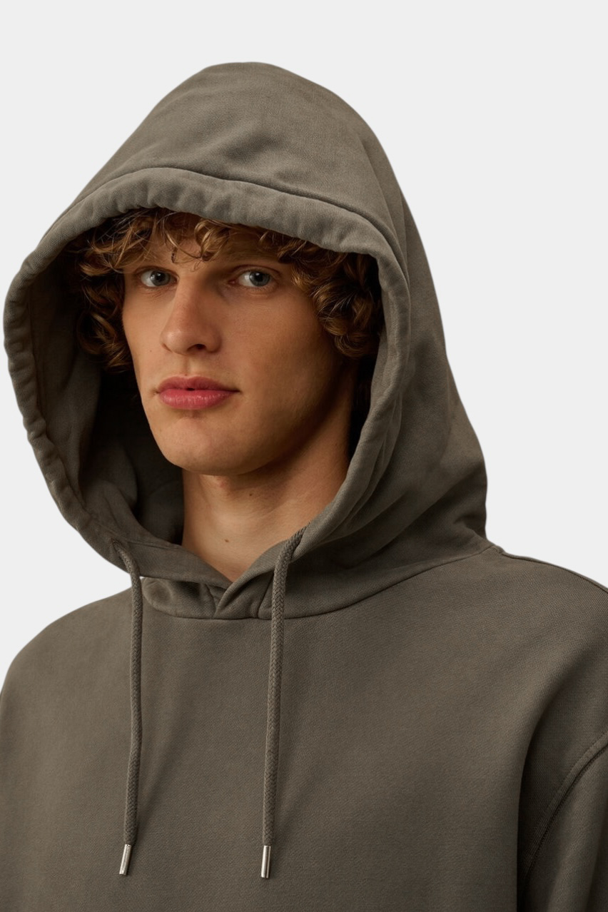 Темно-сіре худі з кишенею-кенгуру 19CMSS719A006372R 921 C.P. Company