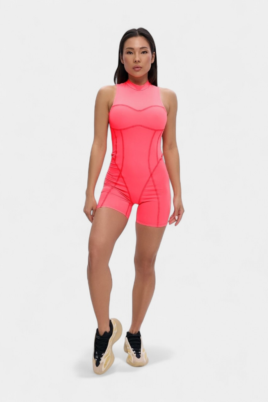 Розовый комбинезон-велосипедки Bloom Matcher 102640707 DF.ORIGINAL