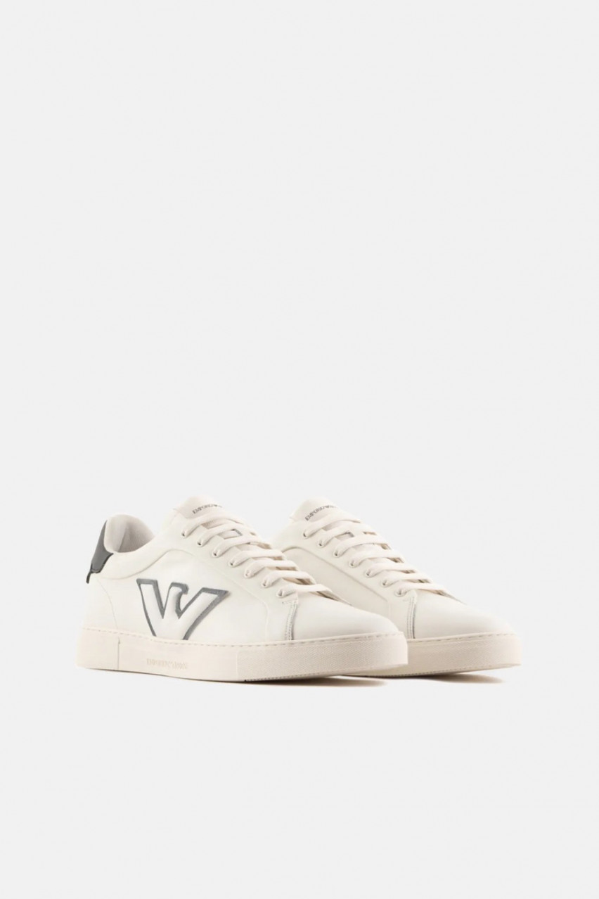 Молочные кеды Armani Exchange