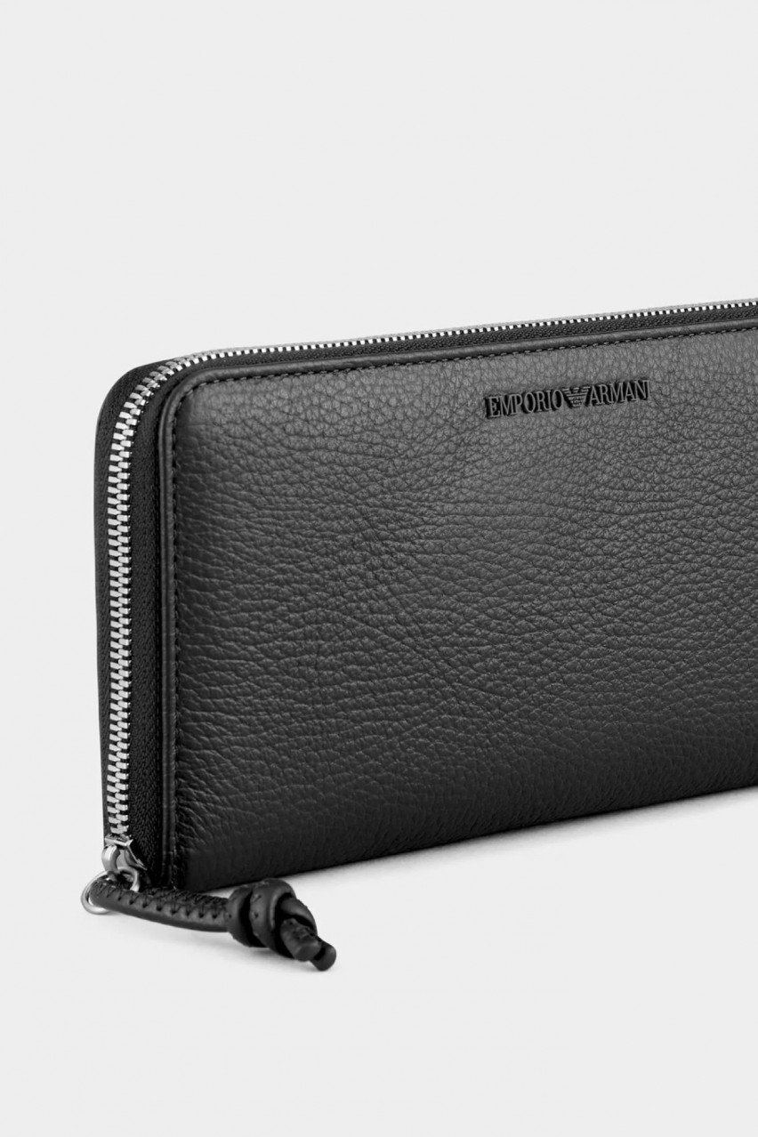 Чорне портмоне Emporio Armani
