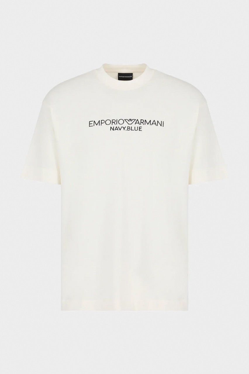 Молочна футболка Emporio Armani 