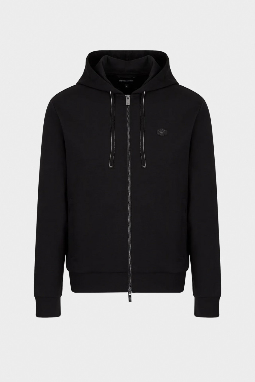 Чорне худі Emporio Armani