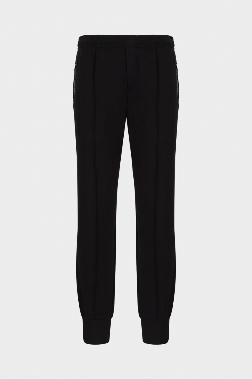 Чёрные спортивные штаны Emporio Armani