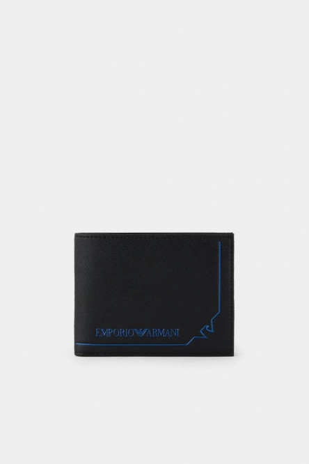 Чорний гаманець Emporio Armani 