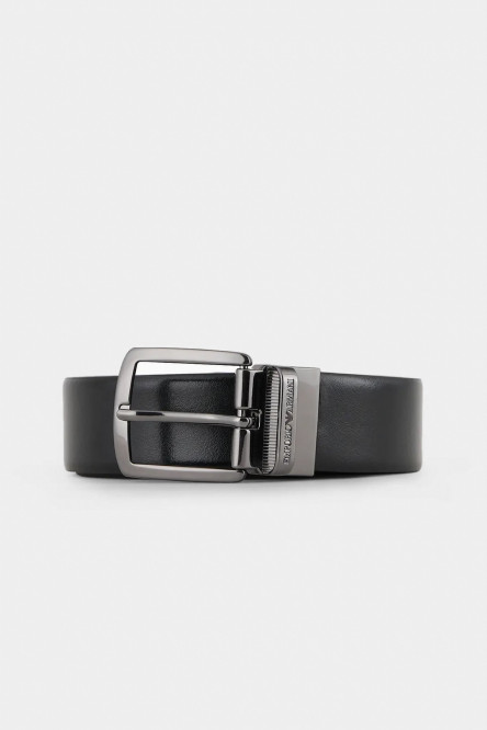 Чёрный ремень Emporio Armani