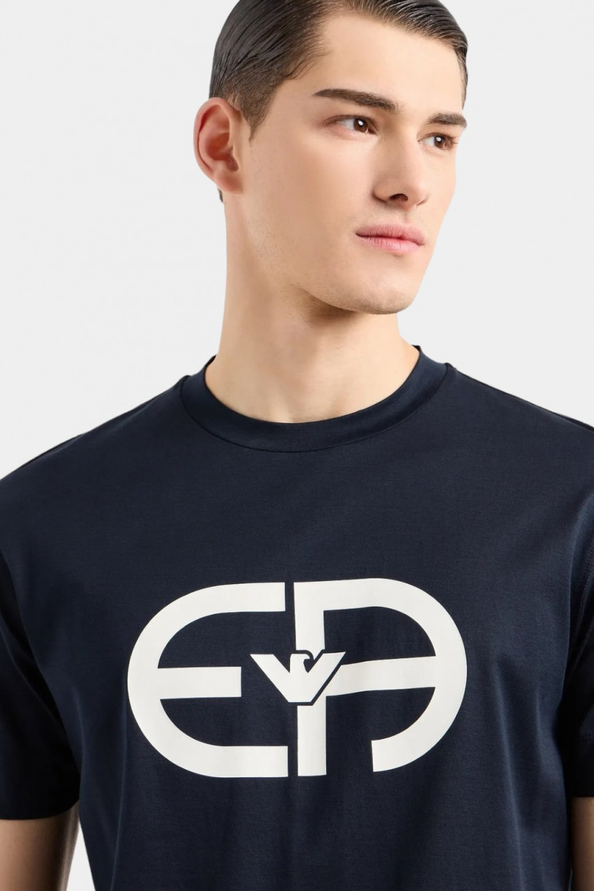 Темно-синя футболка 8N1TF6 1JUVZ 0920 Emporio Armani