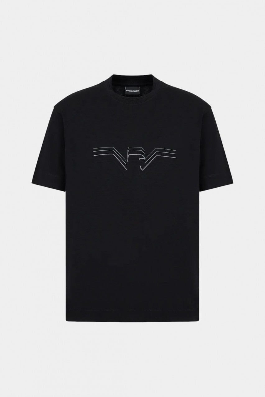 Чорна футболка 3D1T89 1JWZZ 0999 Emporio Armani