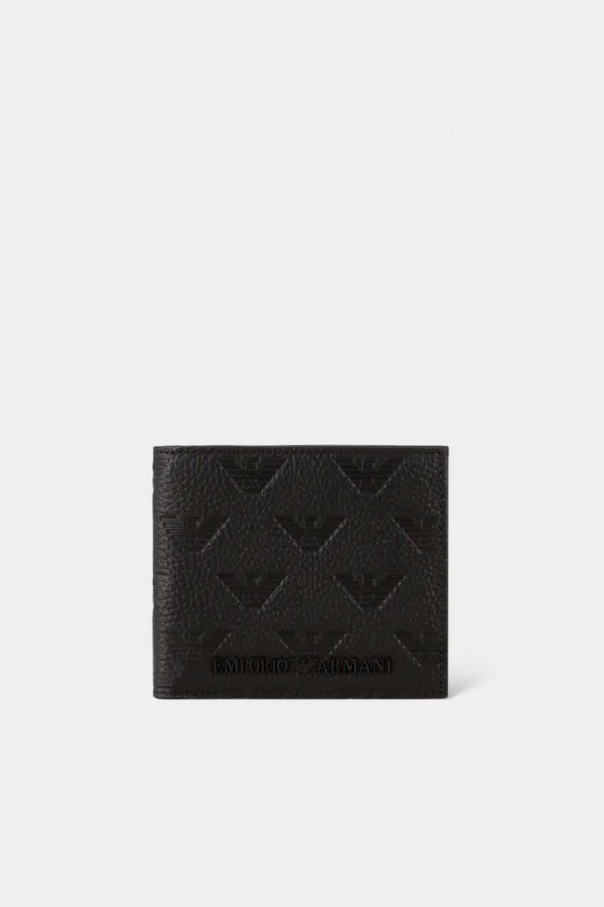 Чорний гаманець YEM122 Y142V 81072 Emporio Armani