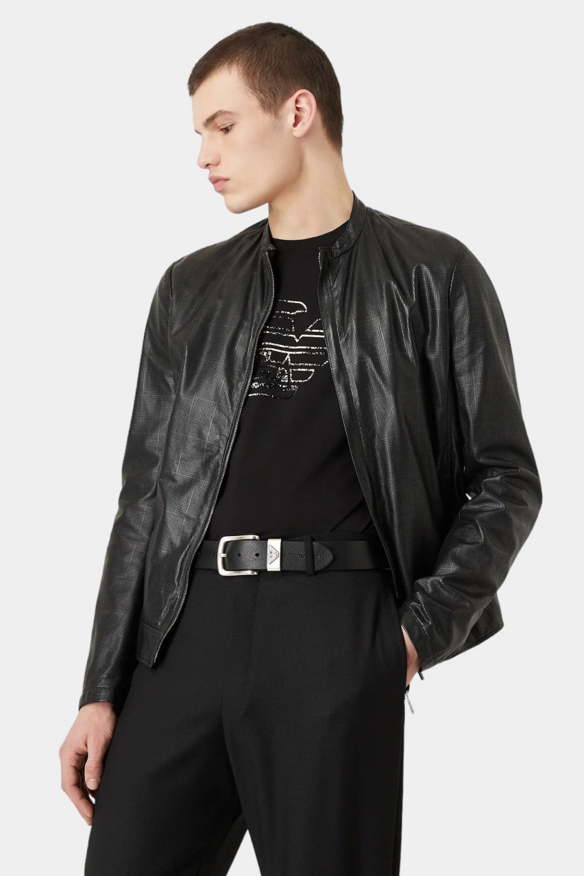 Черный ремень Y4S201 YDD6G 80001 Emporio Armani