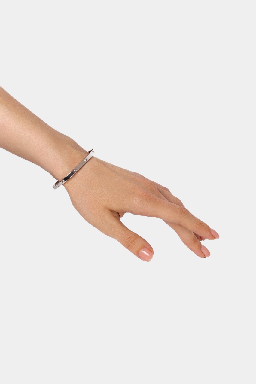 Серебристый браслет Sparkler FEMI