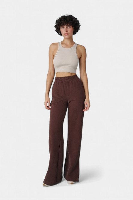 Коричневі спортивні штани Sport&Classic Straight