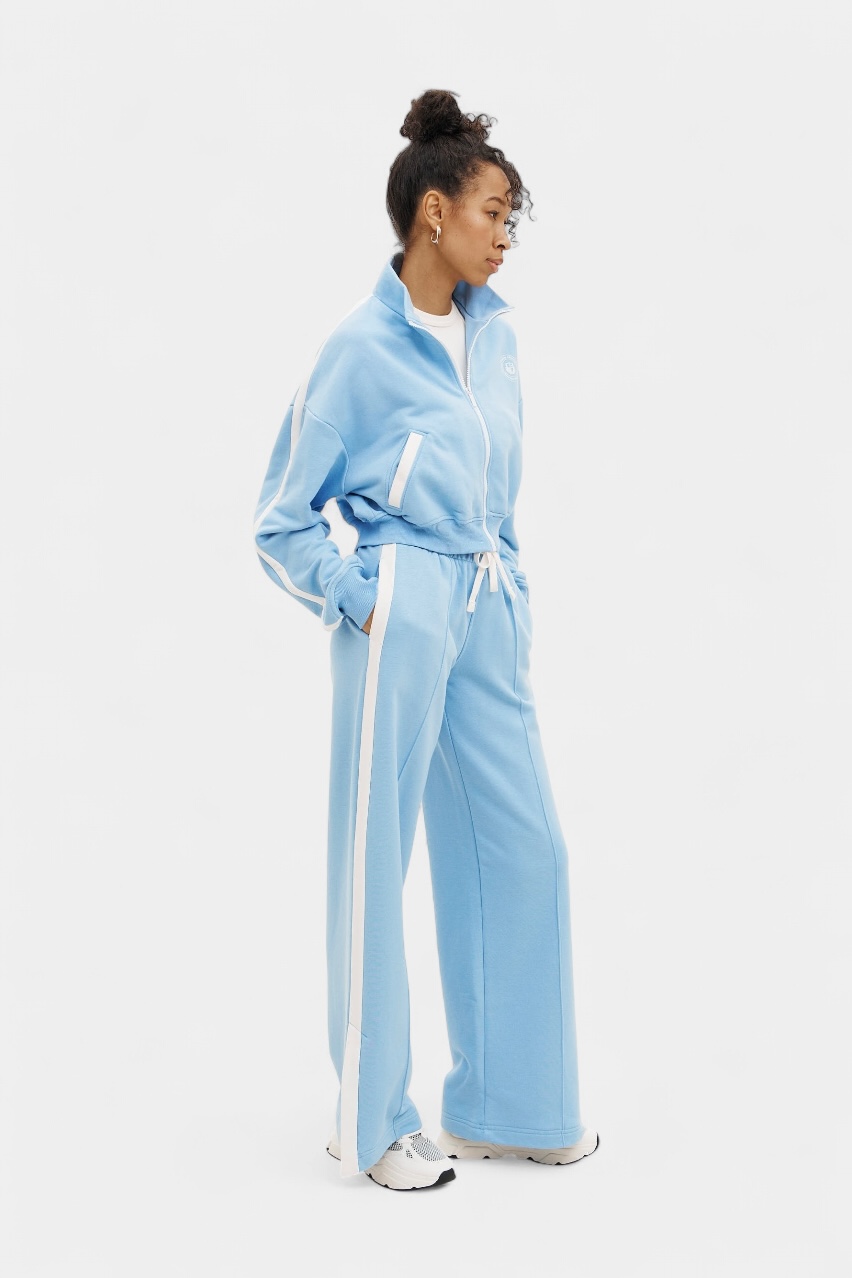Блакитний світшот Gala з лампасами SS24_SWstrG_Blue GNZ