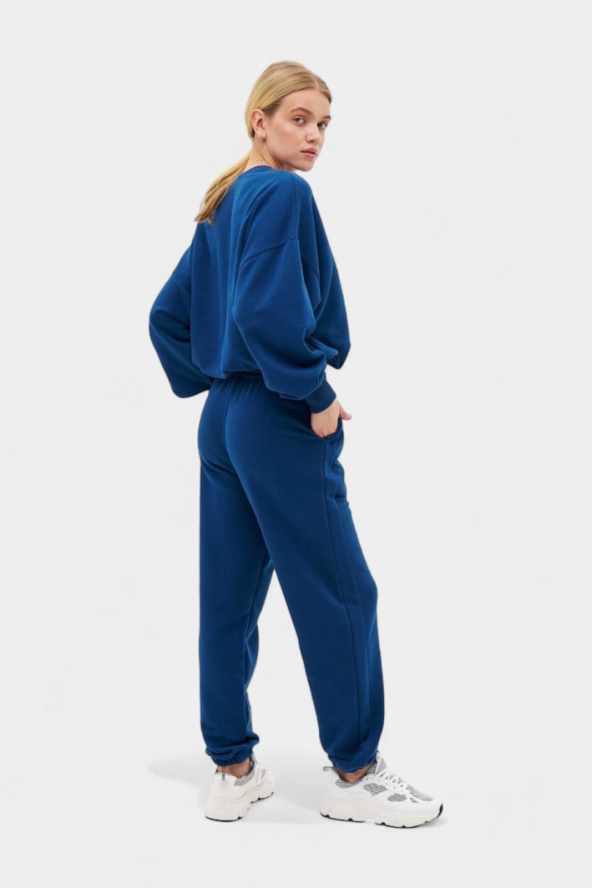 Синий свитшот Elegance Short GNZ