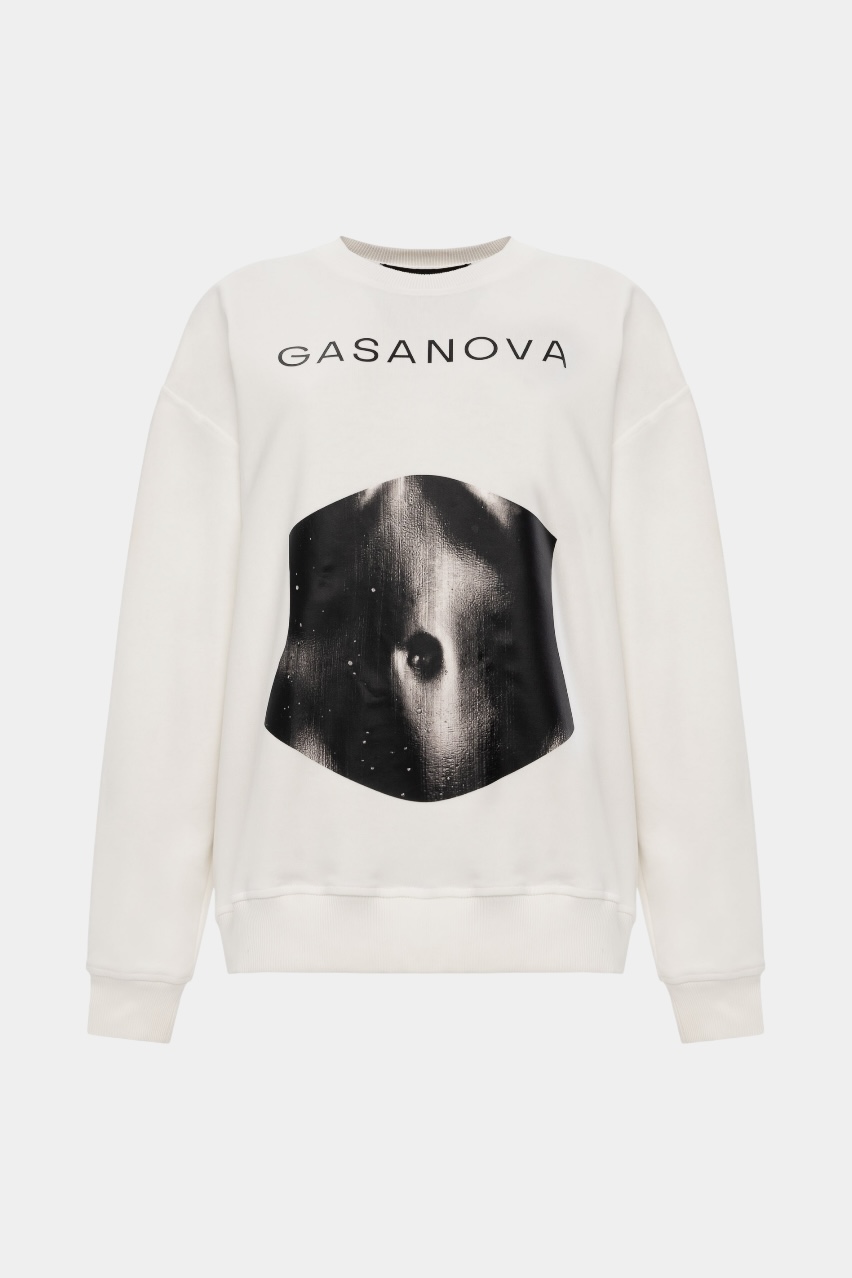 Молочний світшот Корсет 1 11Sweat014C GASANOVA