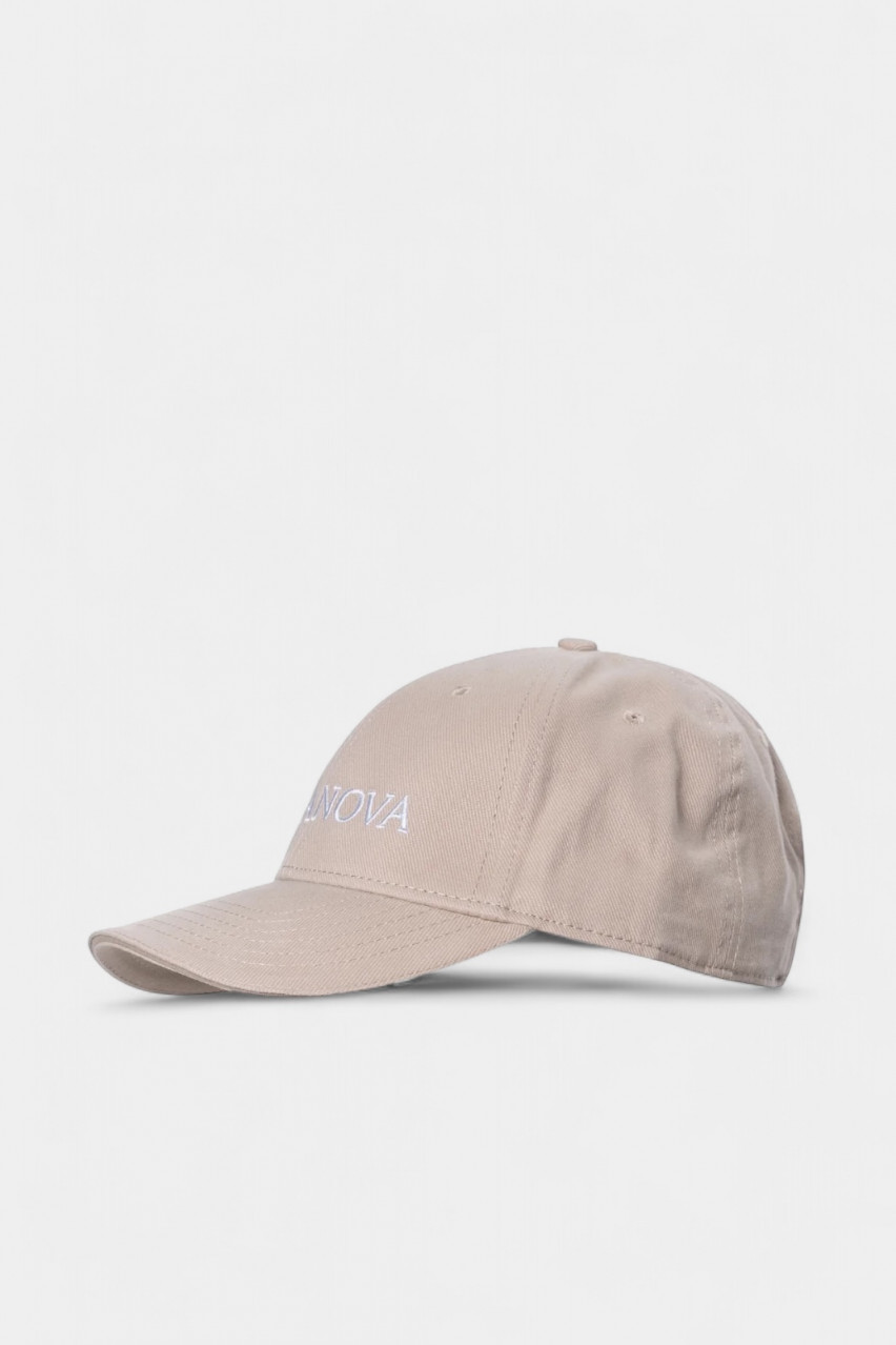 Бежева кепка з логотипом 00Cap001С GASANOVA