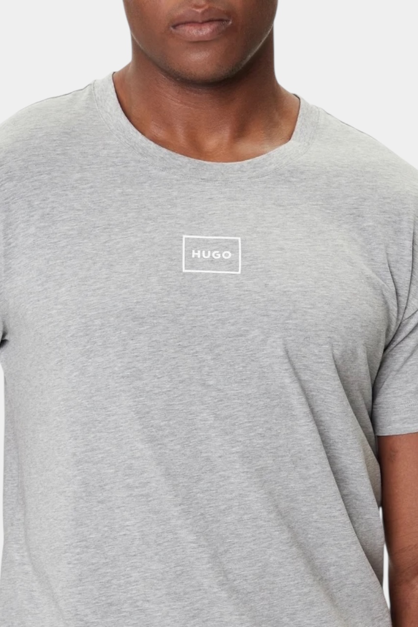 Серая пижамная футболка Laze T-Shirt из эластичного хлопка 50525236 036 HUGO