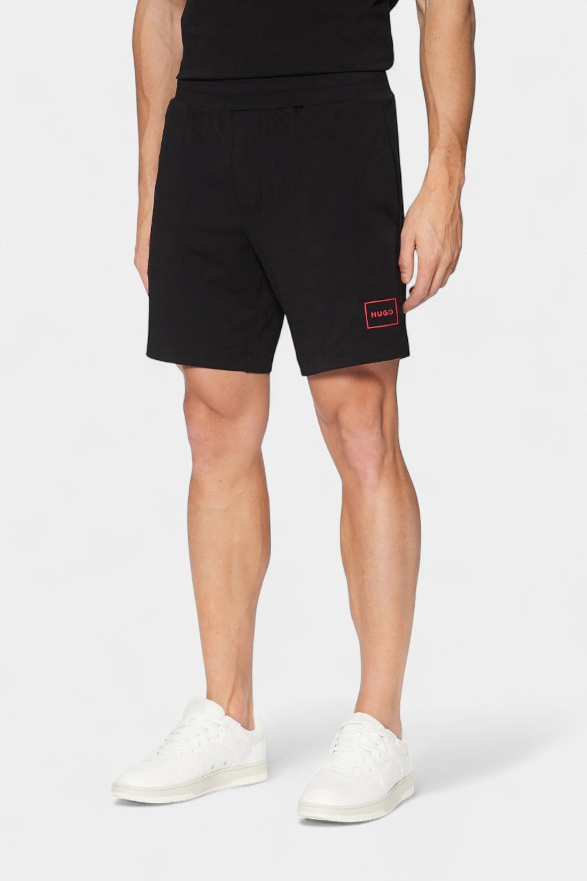 Черные пижамные шорты Laze Shorts CW из эластичного хлопка 50525247 001 HUGO
