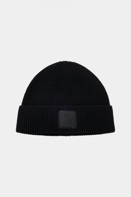 Черная шерстяная шапка Sential_Hat