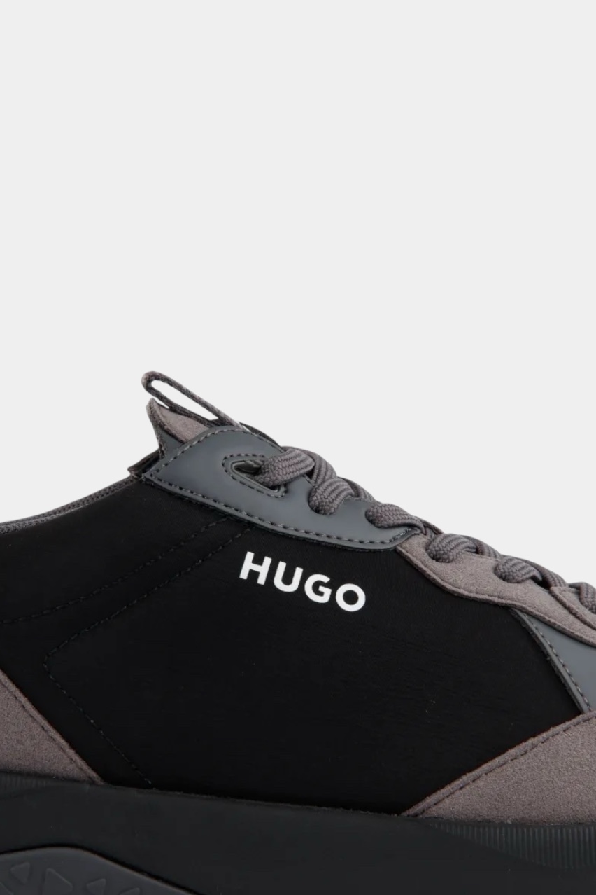 Чёрные кроссовки Kane_Runn_mfny_N1 с серыми вставками 50546838 021 HUGO