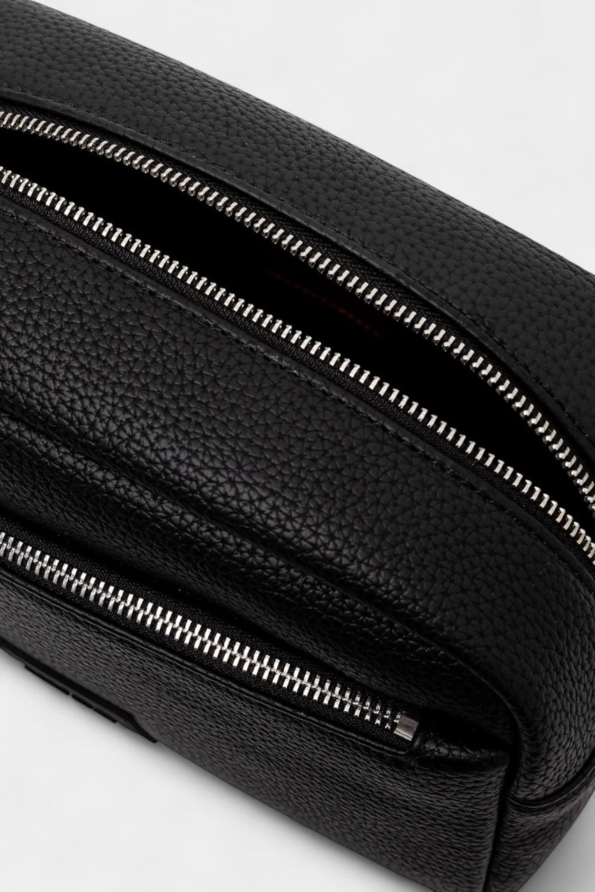 Черная косметичка Ethon 2.0HI_Washbag с наружным карманом 50535686 001 HUGO