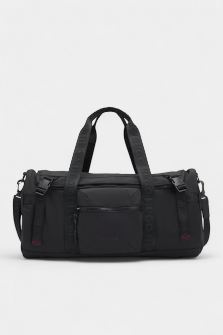 Чорна спортивна сумка Marsel_Holdall з брендованими ручками