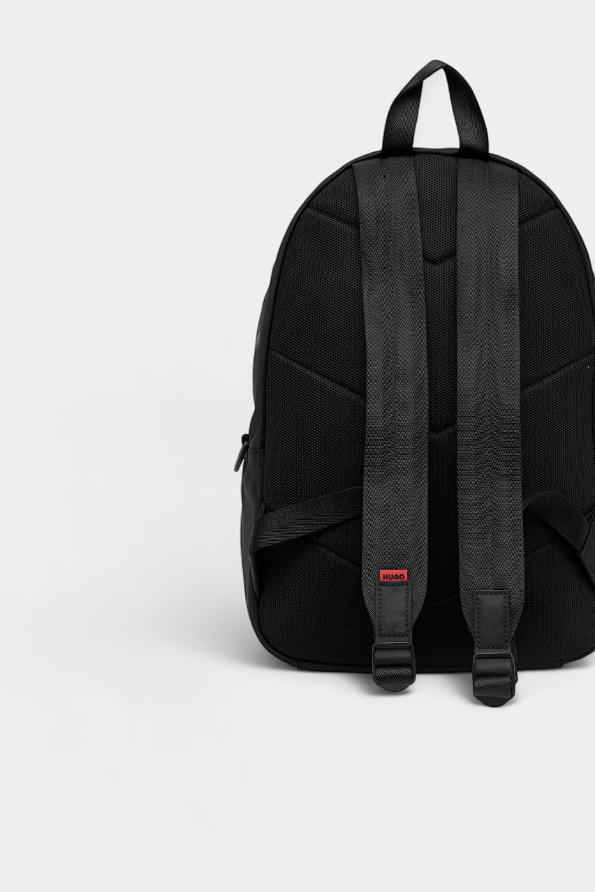 Чорний рюкзак Nosh_Backpack з тисненим логотипом 50547114 001 HUGO