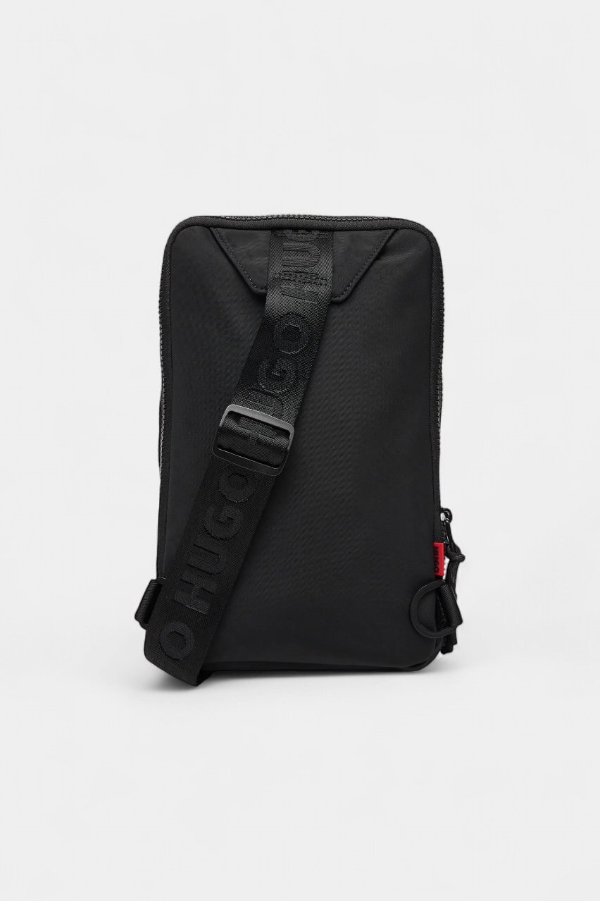 Чорна сумка Marsel_Monostrap з текстилю 50547277 001 HUGO