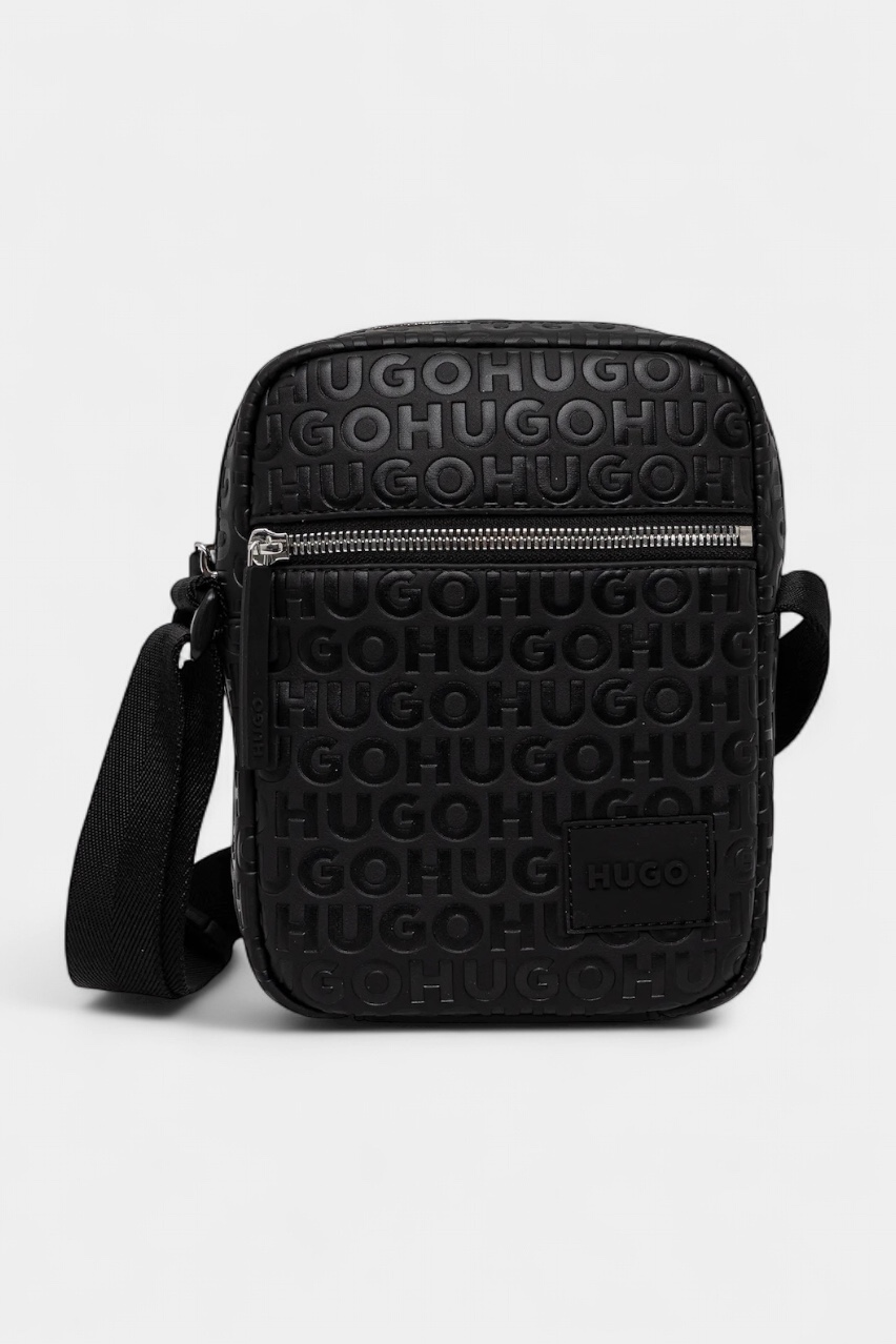 Черная сумка Ethon 2.0HI_M_NS Zip с повсеместным логотипом 50547249 001 HUGO