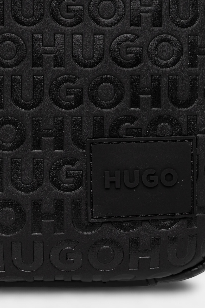 Черная сумка Ethon 2.0HI_M_NS Zip с повсеместным логотипом 50547249 001 HUGO