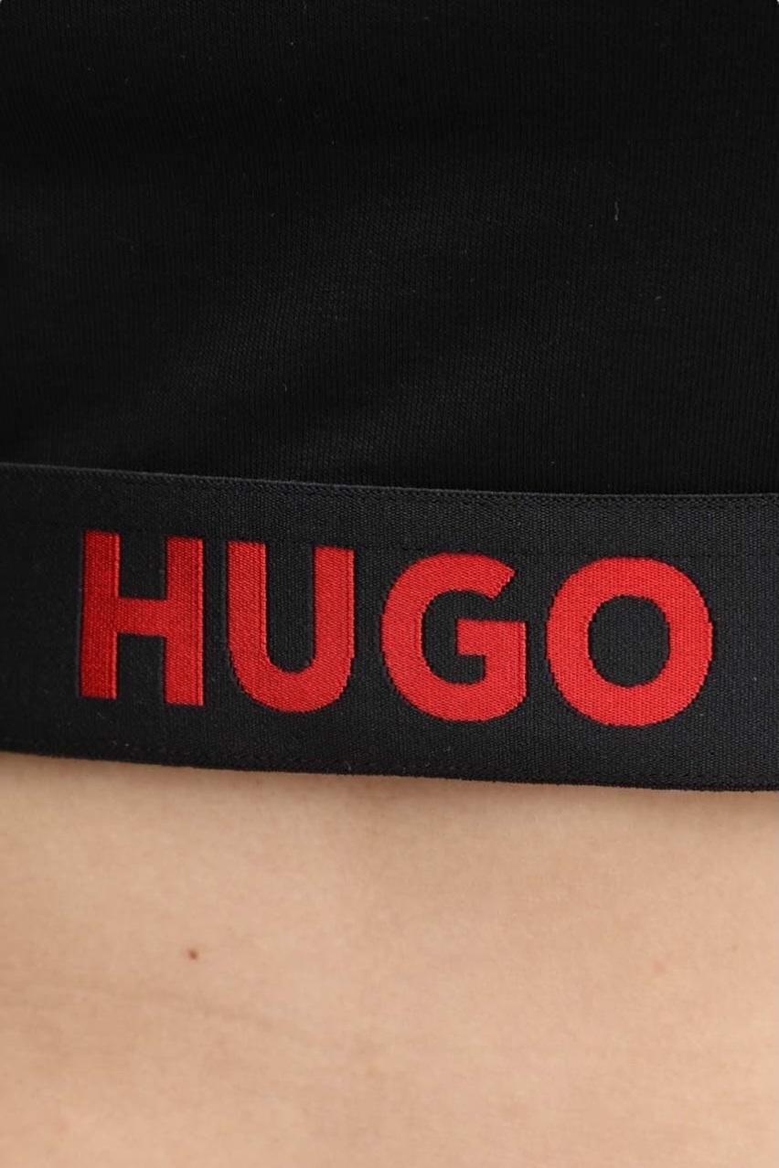 Черная пижама с топом SPORTY LOGO_T-SHIRT и шортами SPORTY LOGO_SHORTS 50520497 001, 50520498 001 HUGO