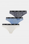 Набор цветных кружевных танга TRIPLE THONG LACE