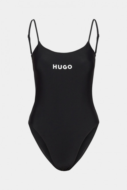 Чорний суцільний купальник PURE_SWIMSUIT