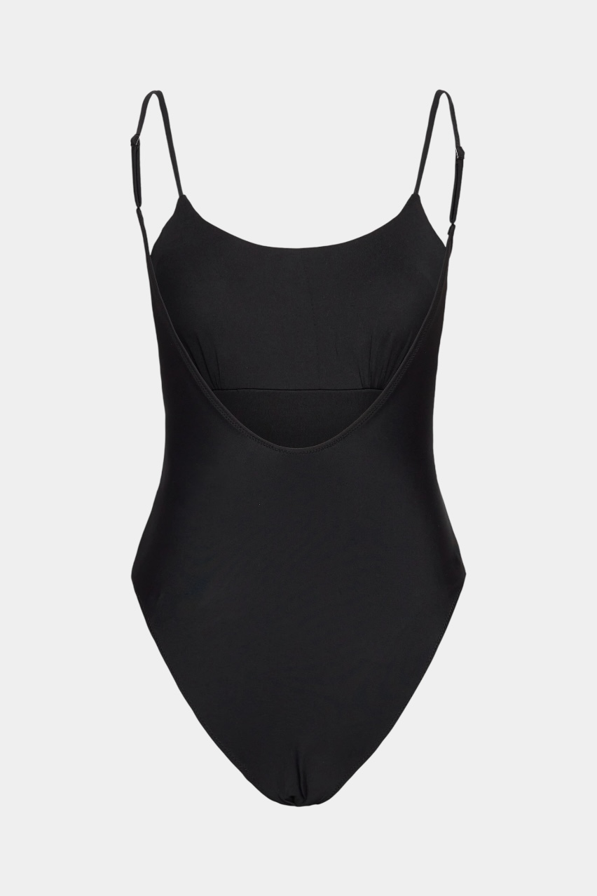 Чорний суцільний купальник PURE_SWIMSUIT 50535777 001 HUGO