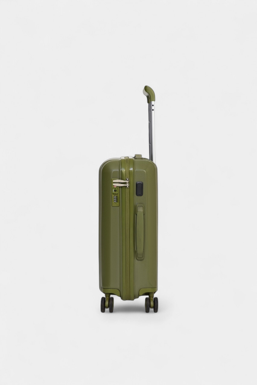 Хакі smart-валіза Green Moss Small 0212020 Have A Rest