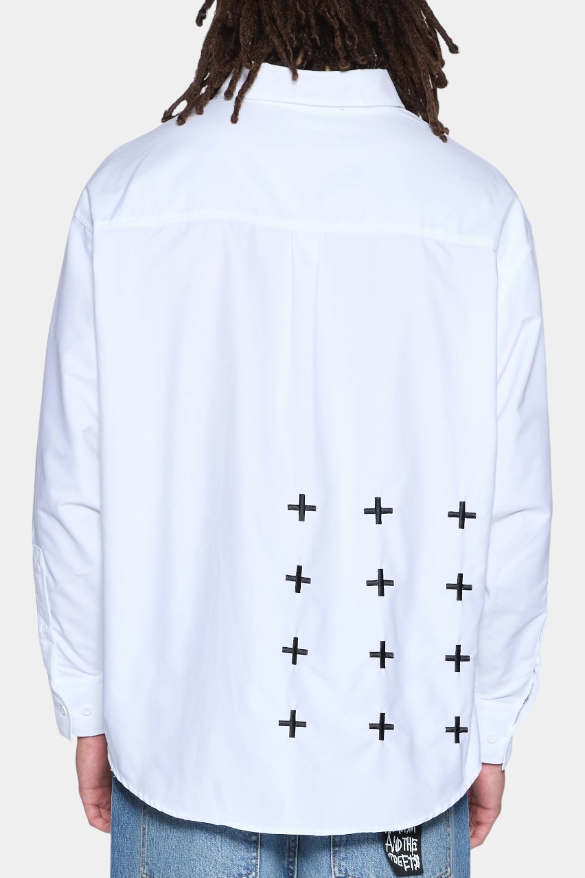 Біла сорочка Anti Ls Shirt Tru White MFA25SH002 Ksubi