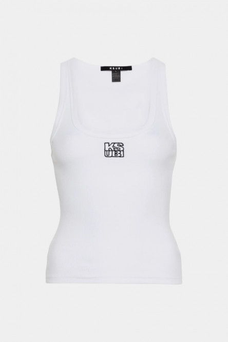 Біла майка Stacked Origin Tank White
