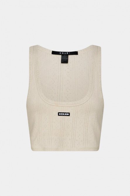 Бежевий топ Sott Origin Crop Tank Cream