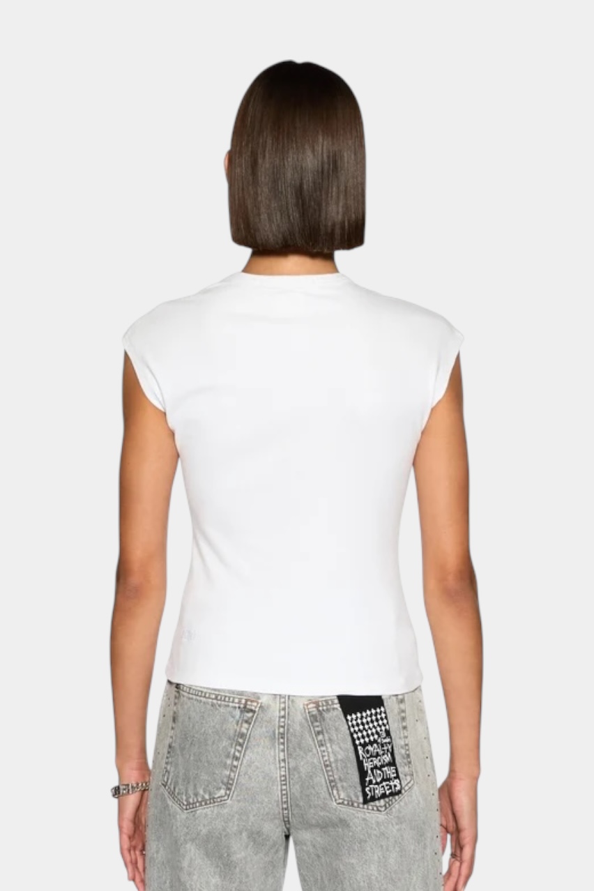 Білий топ Staple Tee White WFA24TE004 Ksubi