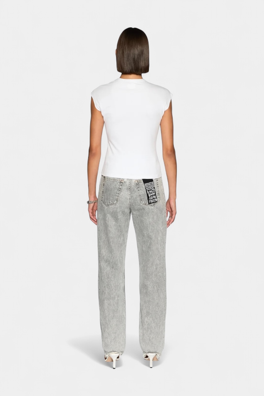 Білий топ Staple Tee White WFA24TE004 Ksubi