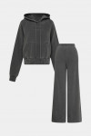 Графітовий спортивний костюм з худі Origin Hoodie Charcoal та штанами Sott Origin Trakpant Charcoal