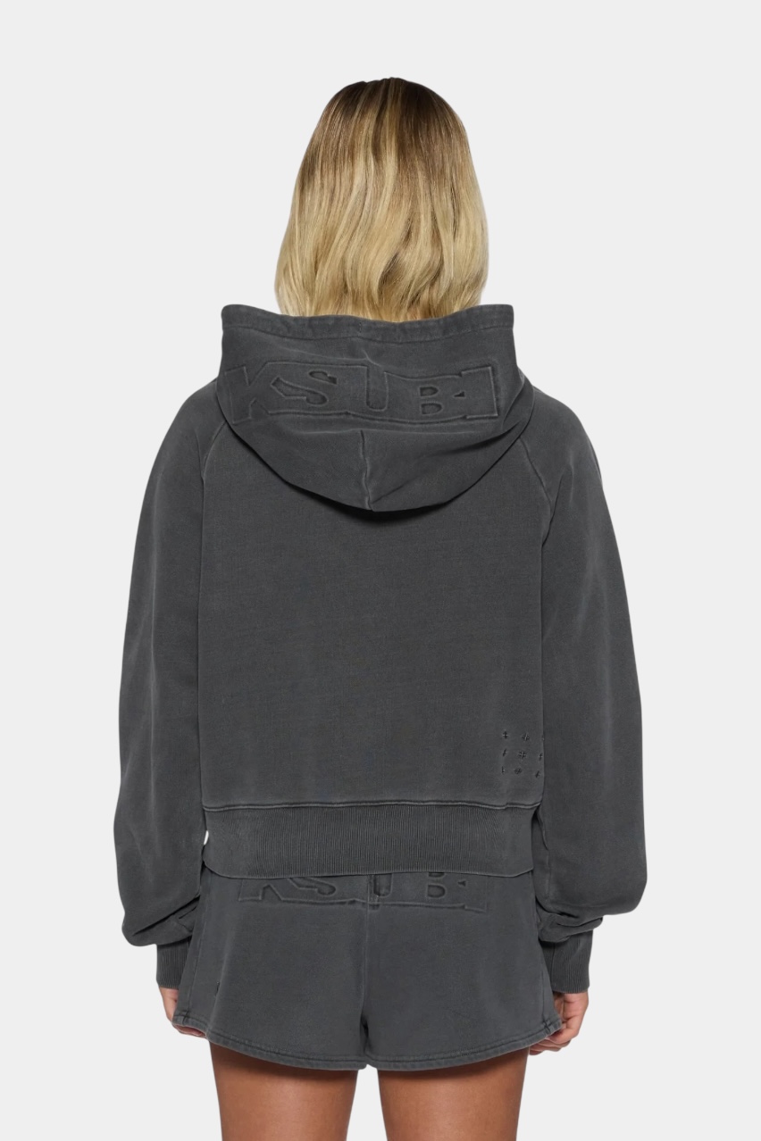 Графітовий спортивний костюм з худі Origin Hoodie Charcoal та штанами Sott Origin Trakpant Charcoal WPF25FL006, WPF25PA003 Ksubi