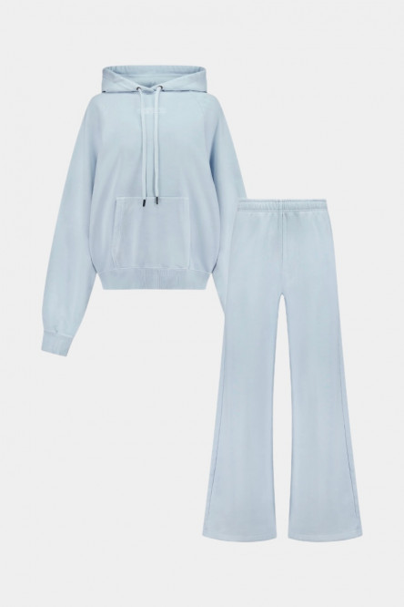Блакитний спортивний костюм з худі Origin Hoodie Ice Mist та штанами Sott Origin Trakpant Ice Mist