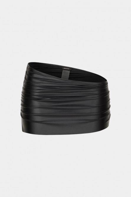 Чорна спідниця Basic Leather