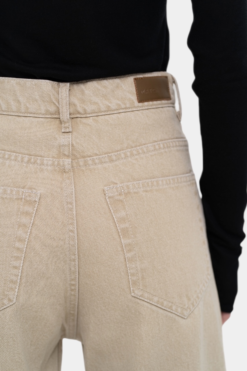 Бежеві джинси Baggy sp25-jns-baggy-beige MATCH DENIM