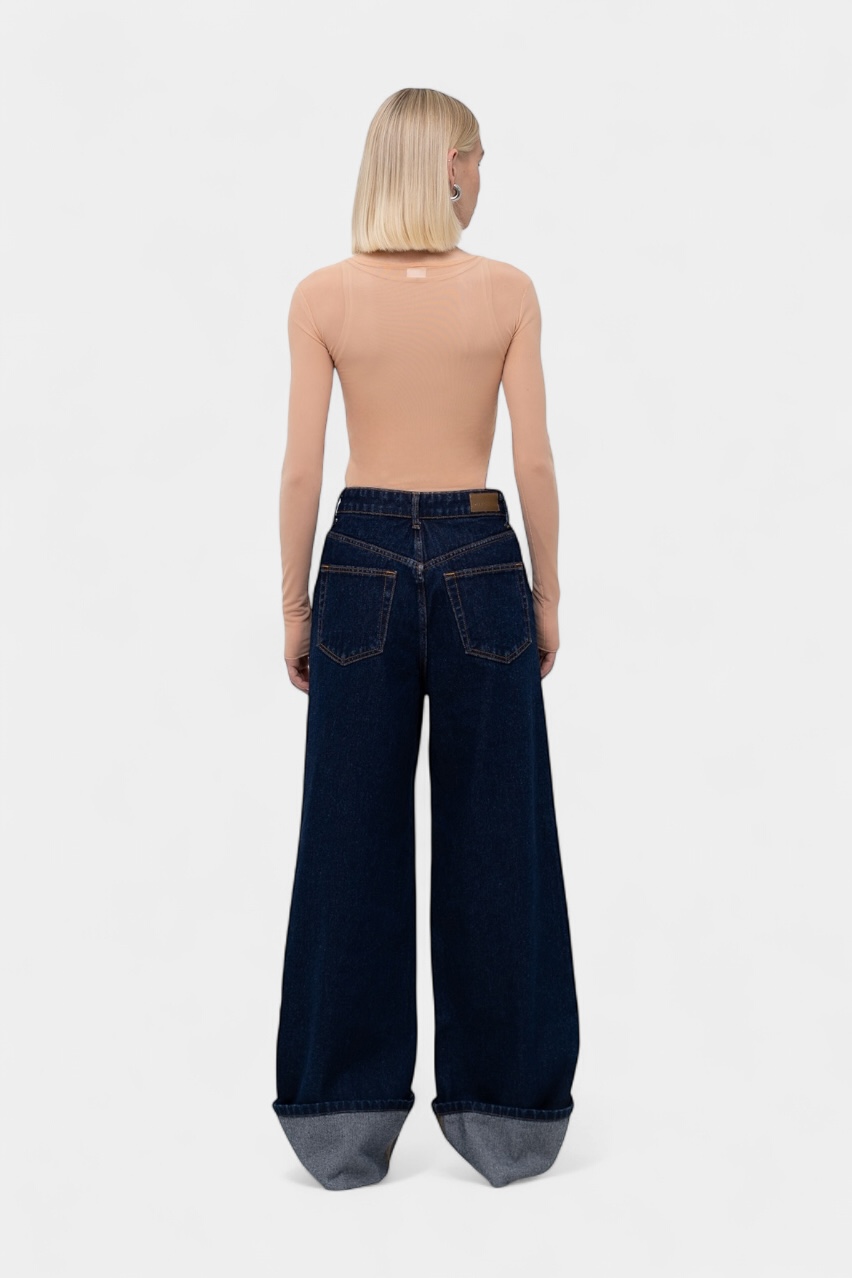 Темно-сині джинси Roll-Up sp25-roll-up-jeans MATCH DENIM